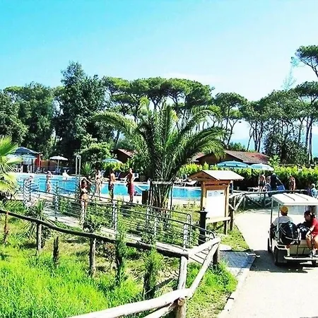 Ein Mobilheim Auf Einem Nahe Dem Meer, Pisa Und Dem Badeort